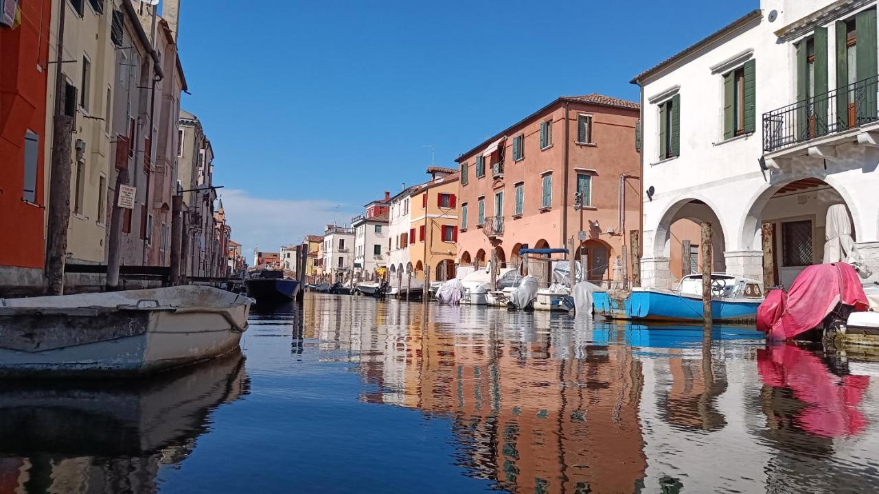 Casa Cuccagna Chioggia - Vista Canal Vena Bagian luar foto